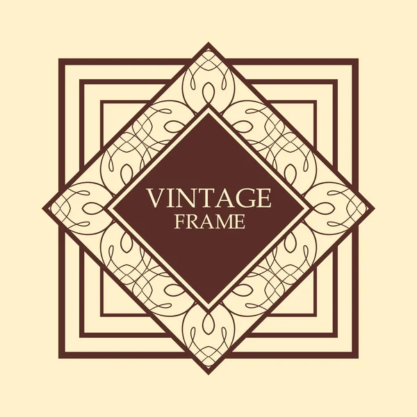 Vintage border vector — Stock Vector