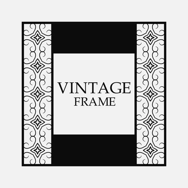 Retro ornamental frame — Stock Vector