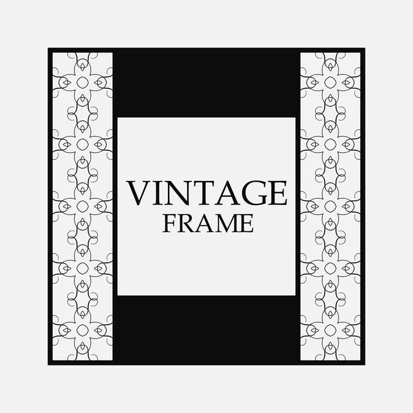 Retro ornamental frame — Stock Vector