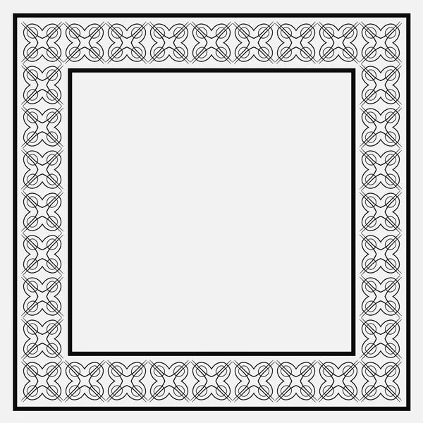 Винтажная декоративная рамка — стоковый вектор