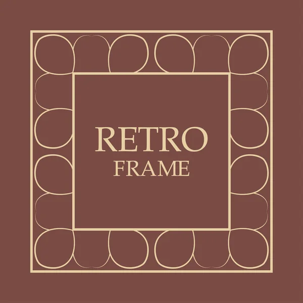 老式装饰框架 — 图库矢量图片