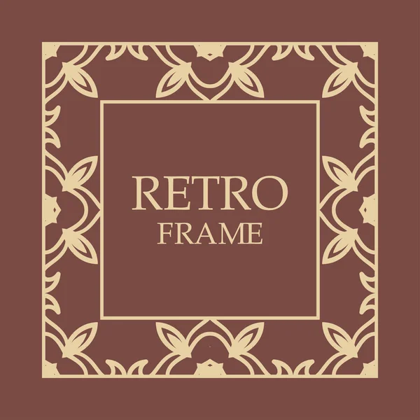 Marco decorativo vintage — Vector de stock