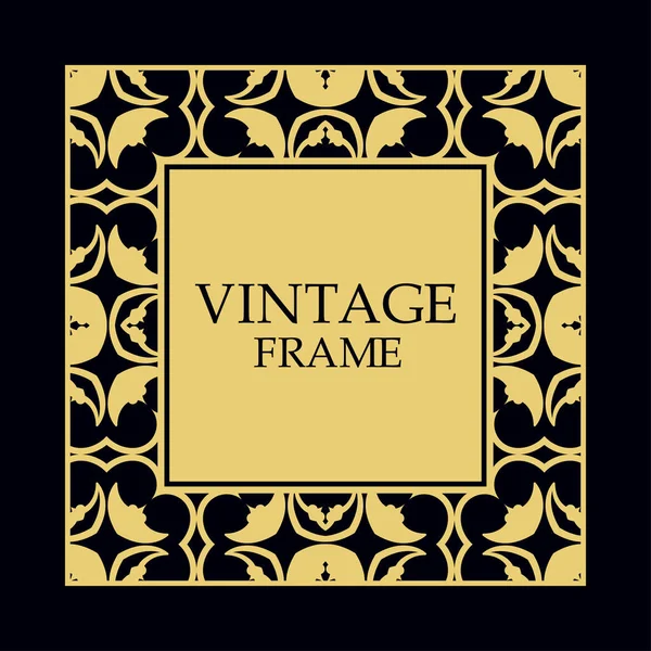 Vintage decorative frame — Stock Vector