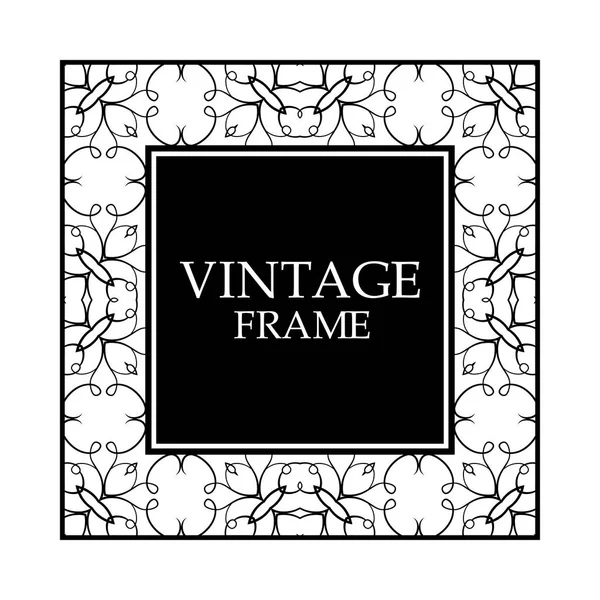 Cornice decorativa vintage — Vettoriale Stock