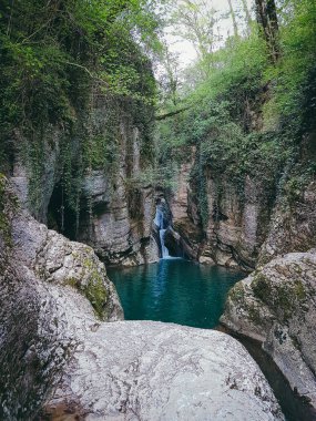Şelale ve göl, manzara fotoğrafçılığı, Sochi