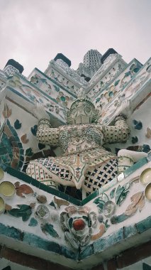 Wat Arun Tapınağı Detayları, Bangkok, Tayland, Asya Seyahat