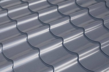 Çatı gri arkaplan, üst görünüm