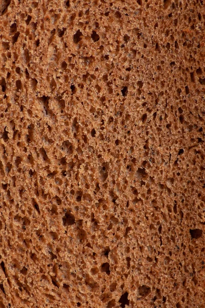 Die Textur Von Frischem Roggenbrot Aus Nächster Nähe — Stockfoto