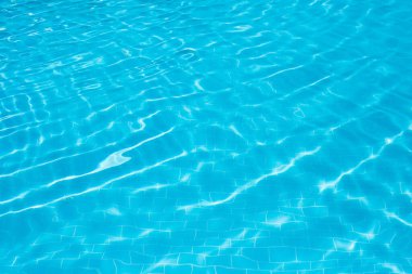 Temiz mavi su havuzu arka planı