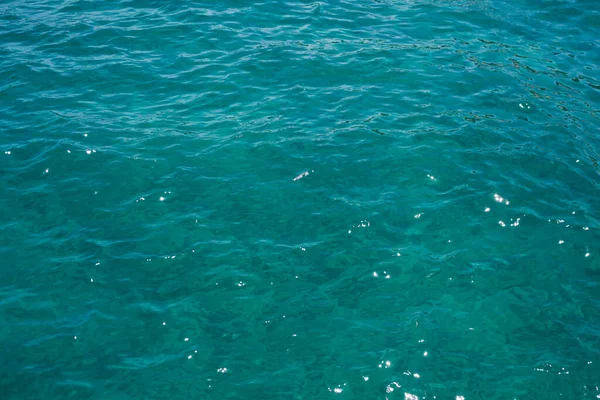 Blue Transparent Sea Water Background — Stock Photo, Image