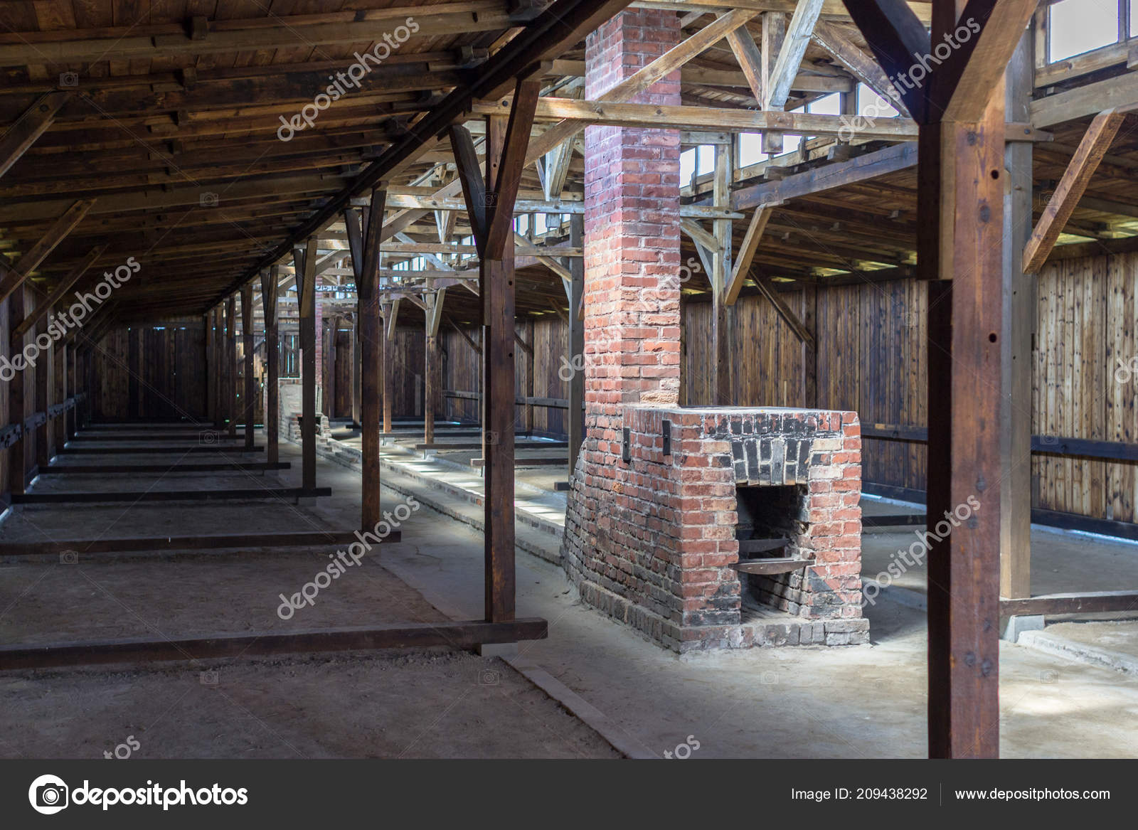 Stove Barracks Concentration Camp Auschwitz Birkenau Auschwitz