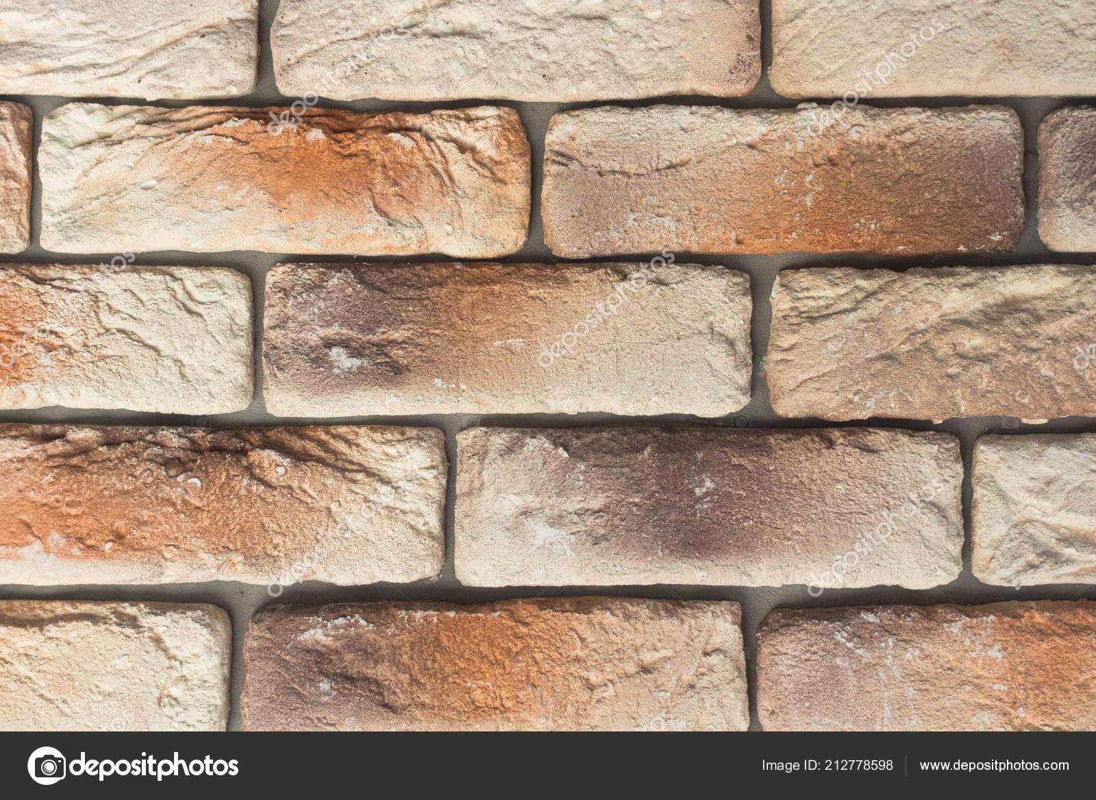Brick Background Interior Loft Style Construction Interior