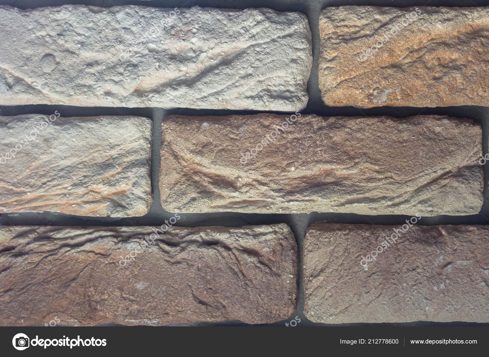 Brick Background Interior Loft Style Construction Interior