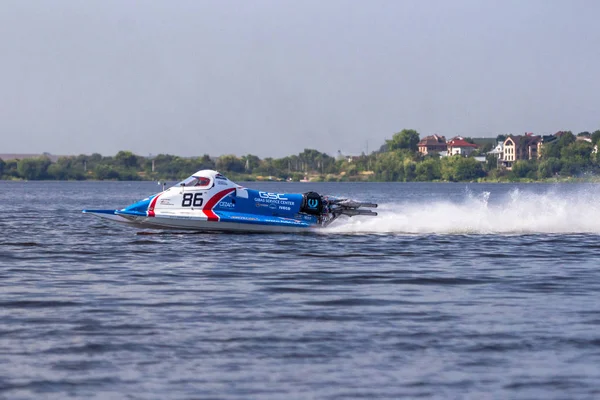 Ternopil Ucrânia 2019Ternopil Hydro 2019 Campeonato Mundial Motorboat Fórmula Água — Fotografia de Stock