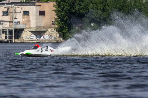 Ternopil Ucrania 2019Ternopil Hydro 2019 Campeonato Del Mundo Motoras Fórmula — Foto de Stock