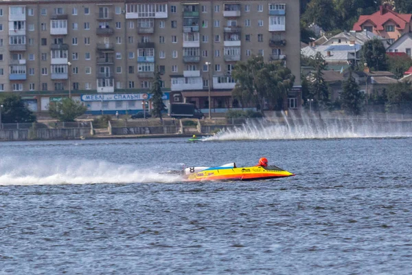 Ternopil Ucrânia 2019Ternopil Hydro 2019 Campeonato Mundial Motorboat Fórmula Água — Fotografia de Stock