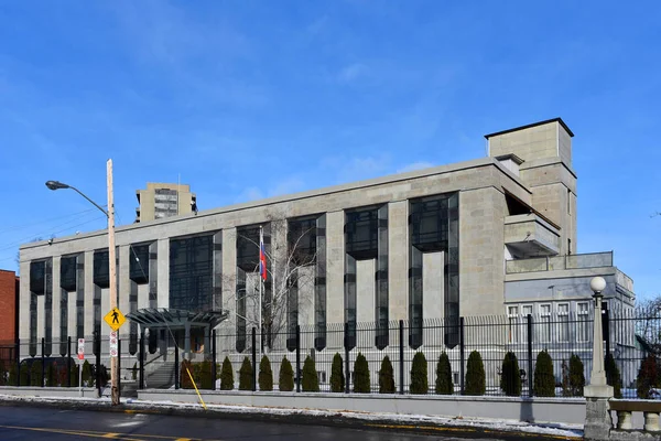 Ottawa Canada December 2018 Russian Embassy Charlotte Street Site Given — Stock Photo, Image