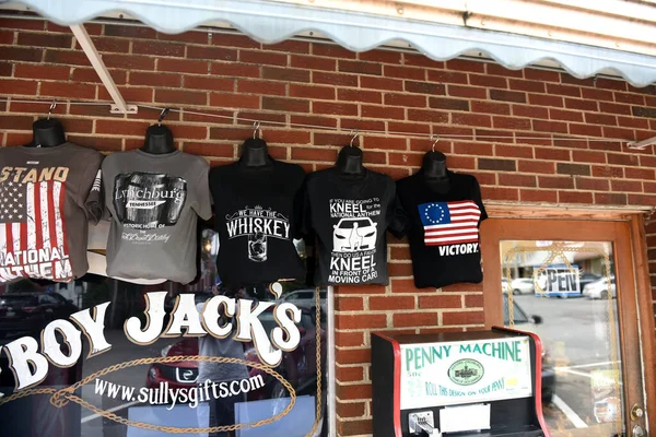 Lynchburg États Unis Septembre 2019 Shirts Vente Offrant Des Vues — Photo