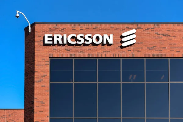 Ericsson Edifício Terry Fox Drive Fora Ottawa Empresa Sueca Está — Fotografia de Stock