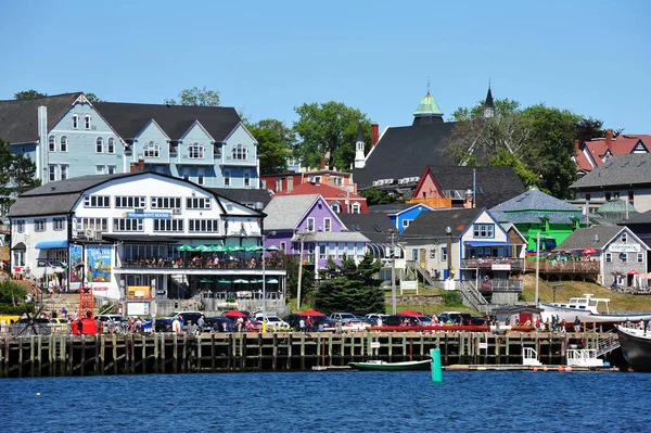 Lunenburg Kanada Aug 2016 Wybrzeże Liście Światowego Dziedzictwa Unesco Miasta — Zdjęcie stockowe