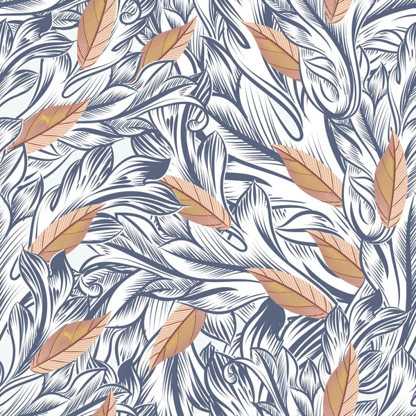 Flourish vector swirl pattern in vintage style