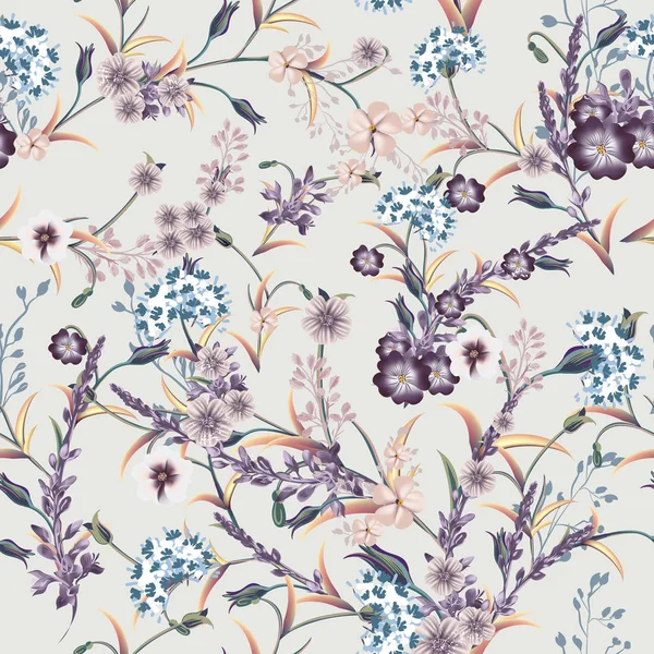 Purp ile klasik tarzda güzel yumuşak vektör vintage desen