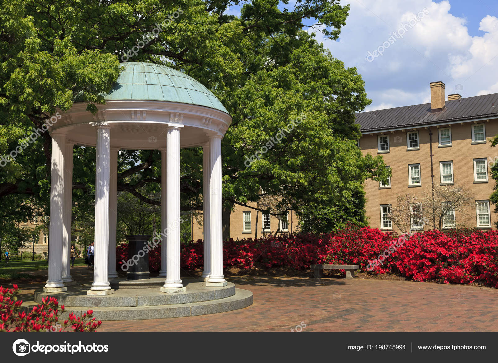 Old Well Unc Chapel Hill North Carolina Spring Stock Photo by ©JillLang