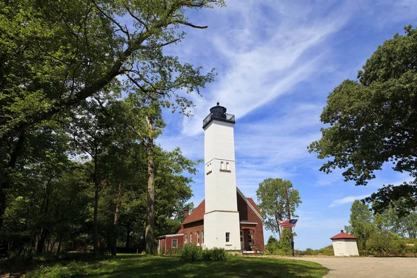 宾夕法尼亚州伊利州立公园的普雷斯克岛灯 — 图库照片