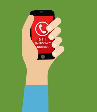 911'i telefon görüşmesi, acil durum numarası