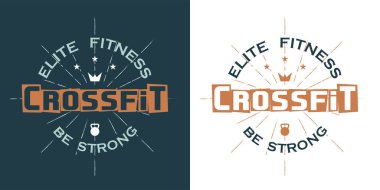 CrossFit logo, seçkin fitness, güçlü olmak