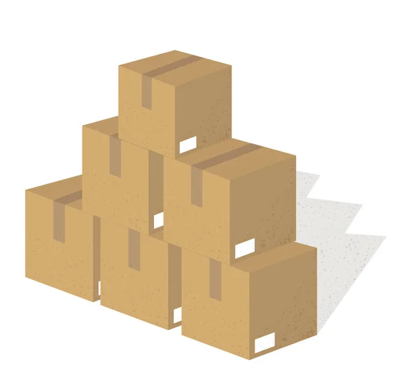 包装箱 — 图库矢量图片