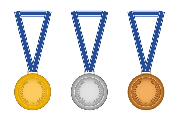Set medailles — Stockvector