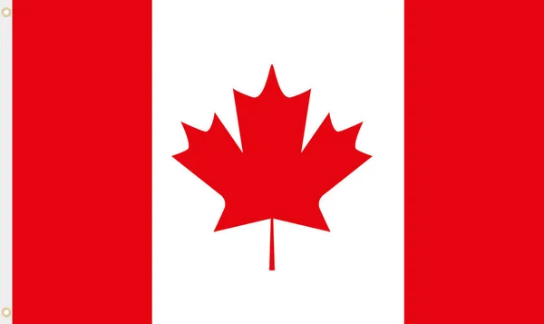 加拿大国旗 — 图库矢量图片