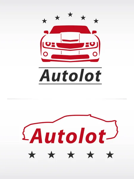 Logo de lot de voiture — Image vectorielle