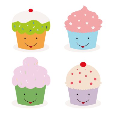 Kawaii cupcakes