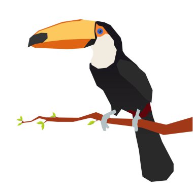 Origami toucan