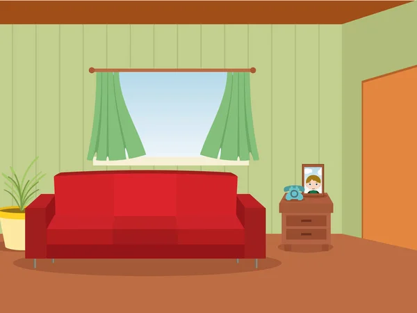 Chambre de la maison — Image vectorielle