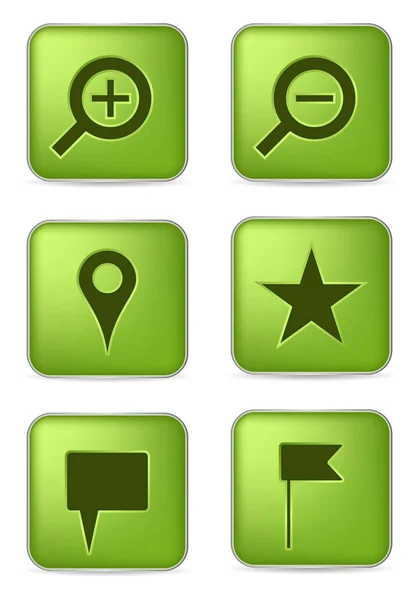Icone di navigazione — Vettoriale Stock