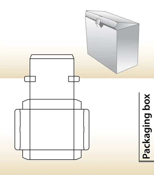 Caja de embalaje — Vector de stock