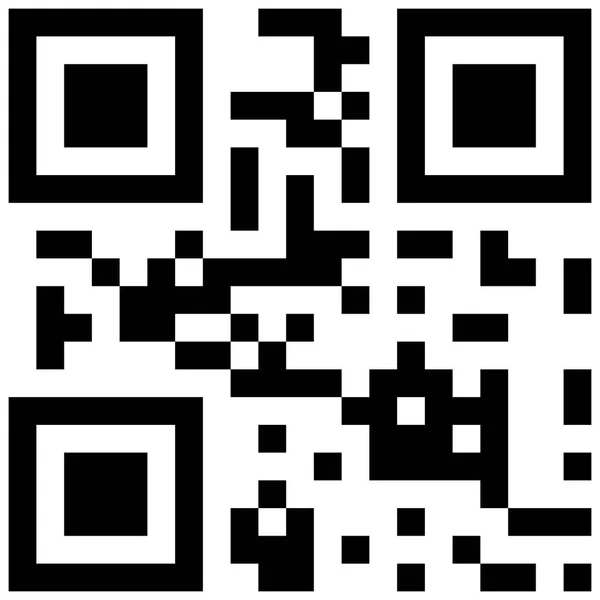 Código qr palabra de amor — Vector de stock