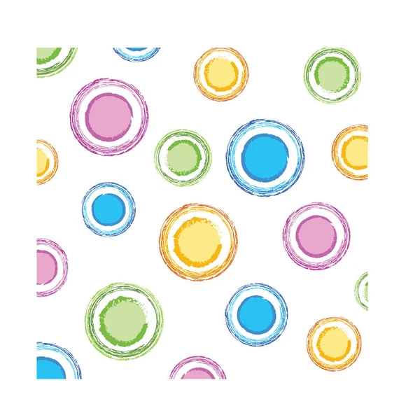Color circles texture — Stock Vector