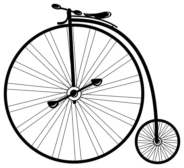 Винтажный велосипед — стоковый вектор