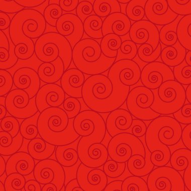 Kırmızı kıvırmak doku, dalga tarzı