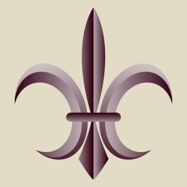fleur de liz en vektör kipi