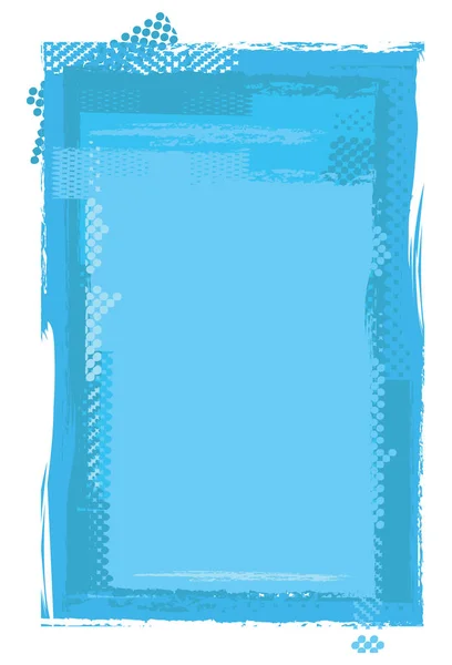 Ilustración Vectorial Colorido Fondo Azul Grueso — Vector de stock