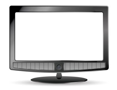 plazma tv ve hoparlörler boş