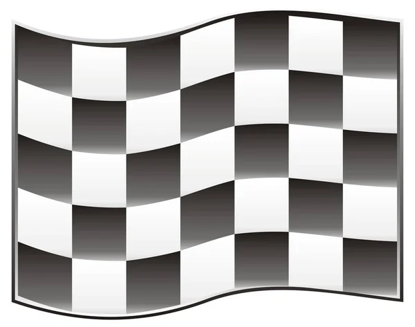 Bandera de carrera — Vector de stock