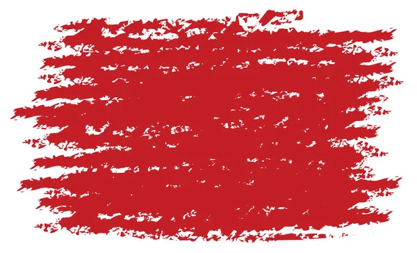 Red brush texture — Stock Vector