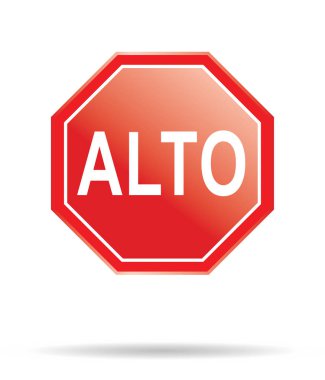 Dur işareti İspanyolca