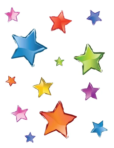 Stars abtract — Stock Vector